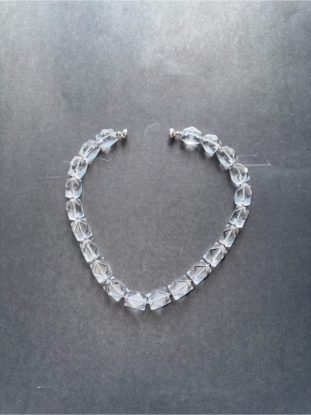 Crystal block necklace — magnetic clasp - Picture 8 of 8